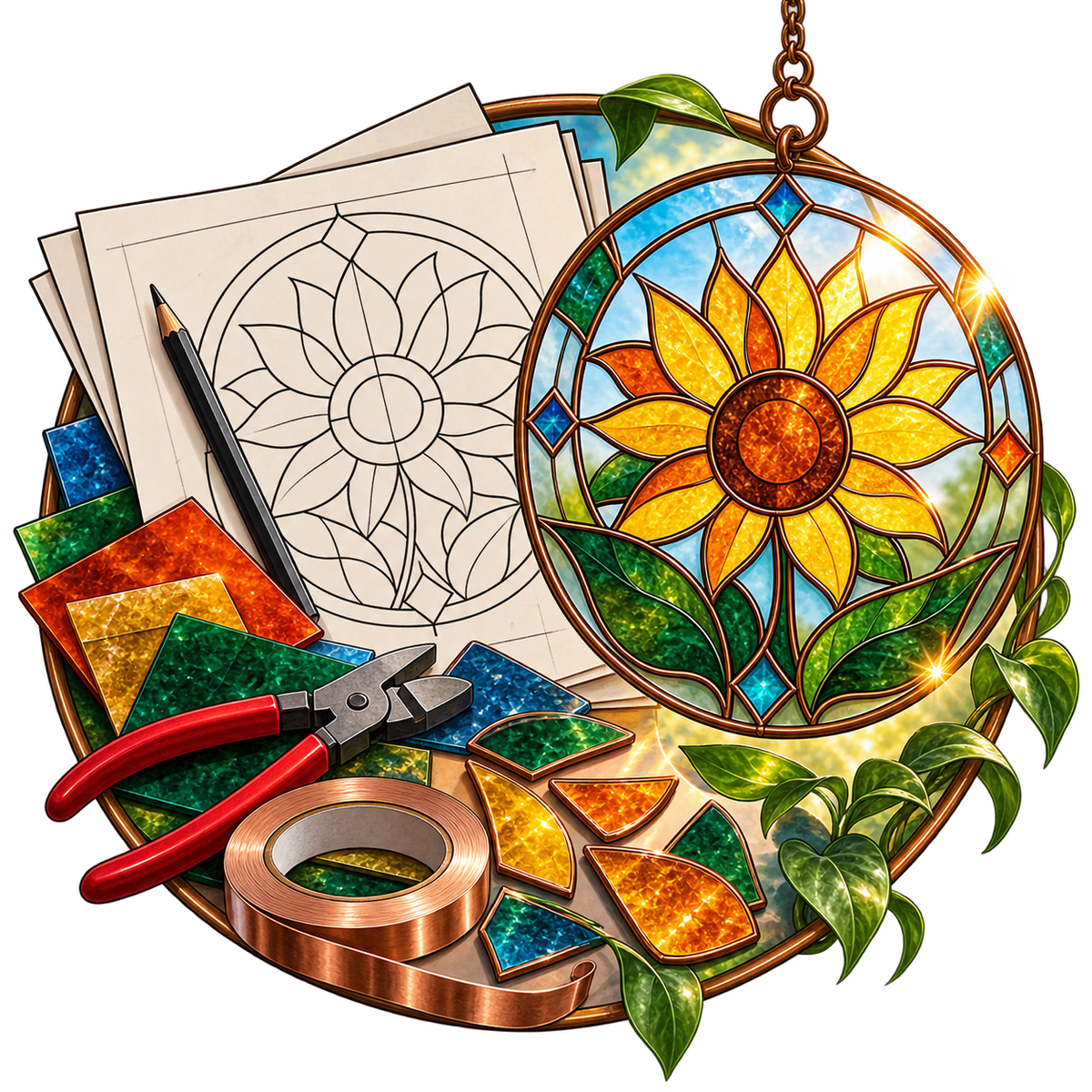 Stained Glass Practice Projects