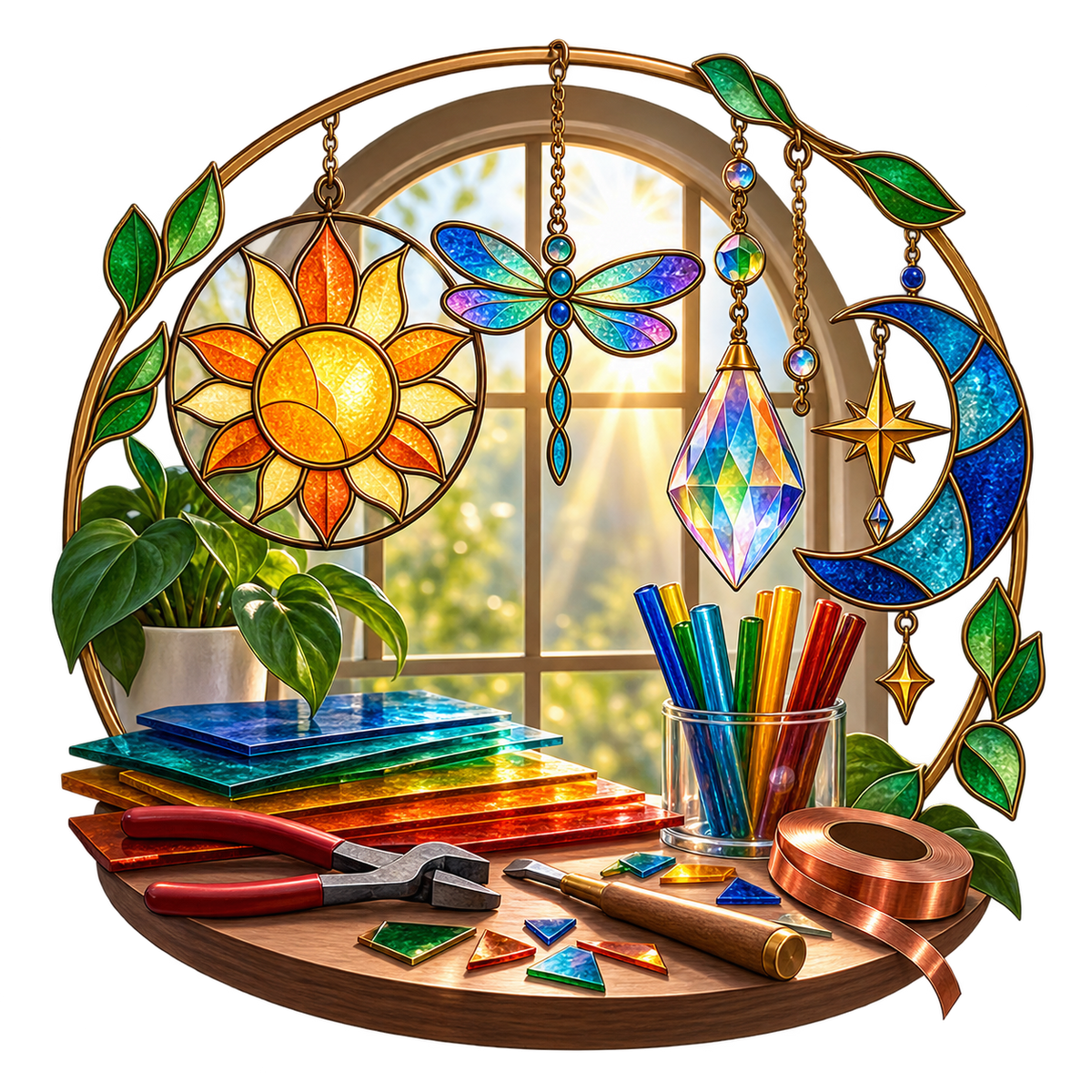 1. Stained Glass Complete Crafting Guide