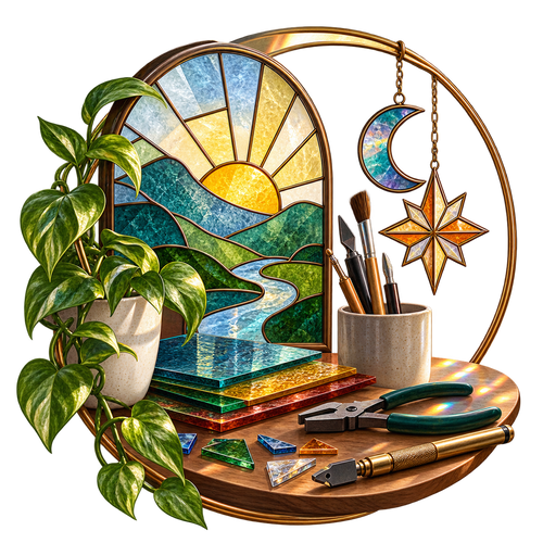 Stained Glass Foiling and Soldering Guide